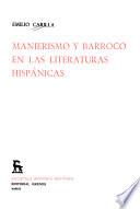 Manierismo y barroco en las literaturas hispánicas