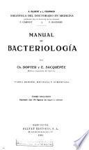 Manual de bacteriología