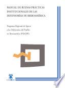Manual de buenas prácticas institucionales de las defensorías de Iberoamérica