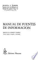 Manual de fuentes de información