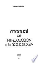 Manual de introduccion a la sociologia