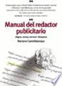 Manual Del Redactor Publicitario