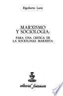 Marxismo y sociología