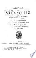 Mémoire de Velazquez
