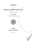 Mémoires de Nicolas-Joseph Foucault