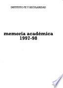 Memoria académica