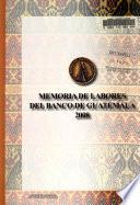 Memoria de labores del Banco de Guatemala