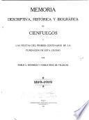Memoria descriptiva, história y biográfica de Cienfuegos