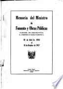 Memoria que el Ministro de Fomento y Obras Públicas ... presenta al Congreso Constituyente de ...
