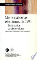 Memorial de las elecciones de 1994