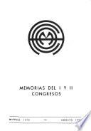 Memorias del I y II Congresos