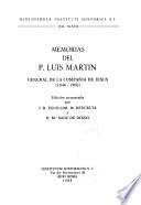 Memorias del P. Luis Martín