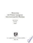 Memorias del Primer Congreso Internacional de Mayistas: Mesas redondas, arqueología, epigrafía