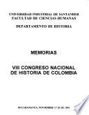 Memorias: Fronteras, regiones y ciudades en la historia de Colombia