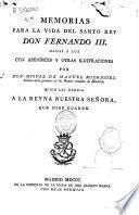 Memorias para la vida del Santo Rey Don Fernando III