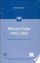 México-Cuba 1902-2002, Cátedra Extraordinaria Jose Martí, 12 al 14 de noviembre de 2002