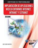 MF0493_3 Implantación de aplicaciones web en entornos internet, intranet y extranet.