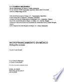 Microfinanciamiento en México