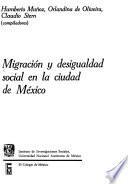 Migración y desigualdad social en la ciudad de México