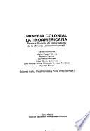 Mineria colonial Latinoamericana