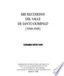 Mis recuerdos del Valle de Santo Domingo (1950-1956)
