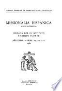 Missionalia hispánica
