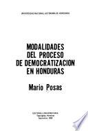Modalidades del proceso de democratización en Honduras