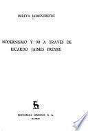 Modernismo y 98 a través de Ricardo Jaimes Freyre