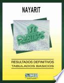 Nayarit. Conteo de Población y Vivienda, 1995. Resultados definitivos. Tabulados básicos