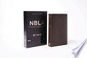 NBLA Biblia Ultrafina, Colección Premier, Café, Edición Letra Roja