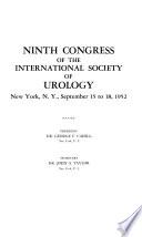 Ninth congress of the International Society of Urology
