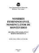 Nombres femeninos en el nomenclátor de Montevideo