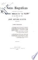 Notas biográficas publicadas en la sección Efemérides americanas de La Nación en los años 1907-1909