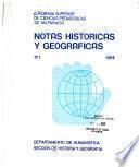 Notas históricas y geográficas