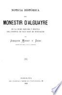 Noticia històrica del monestir d'Alguayre