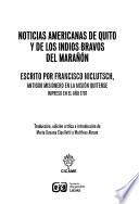 Noticias americanas de Quito y de los indios bravos del Marañón