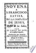 Novena a S. Francisco Xavier