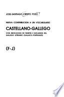 Nueva contribución a un vocabulario castellano-gallego