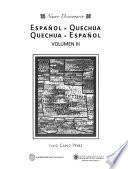 Nuevo diccionario, español-quechua--quechua-español: Español-quechua, P-Z