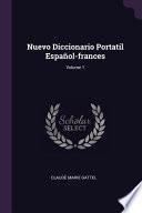Nuevo Diccionario Portatil Español-frances; Volume 1
