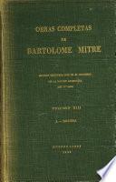 Obras completas de Bartolome Mitre