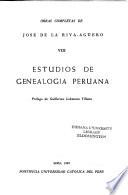 Obras completas de José de la Riva-Agüero: Epistolario: Fabián-Guzmán (v. 1-2)