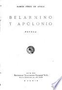 Obras completas de Ramón Pérez de Ayala: Belarmino y Apolonio. 1924