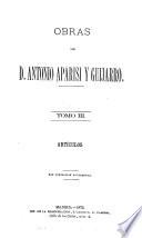 Obras de Antonio Aparisi y Guijarro