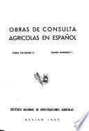 Obras de consulta agrícolas en español