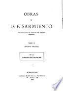 Obras de D.F. Sarmiento: De la educación popular. 1914