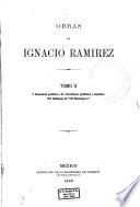 Obras de Ignacio Ramírez