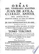 Obras de Juan de Avila