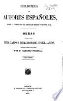 Obras publicadas e inéditas de D. Gaspar Melchor de Jovellanos