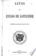 Ordenanzas expedidas por la Asamblea del departamento de Santander